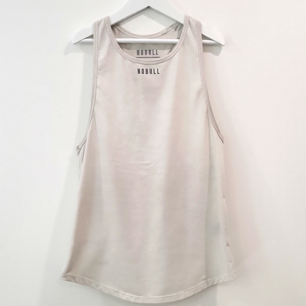 Nobull white camo tank top XS